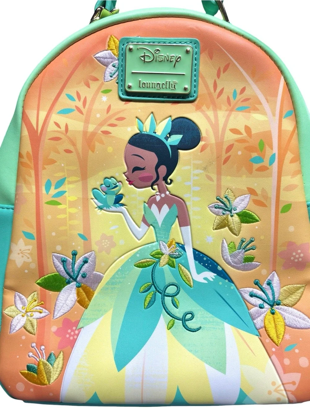 Loungefly | Disney The Princess and the Frog Tiana Faux Leather Mini Backpack